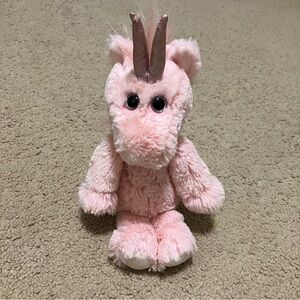 TY Attic Treasure Cuddlys Estelle the Pink Unicorn 9” Plush Stuffed Animal VTG